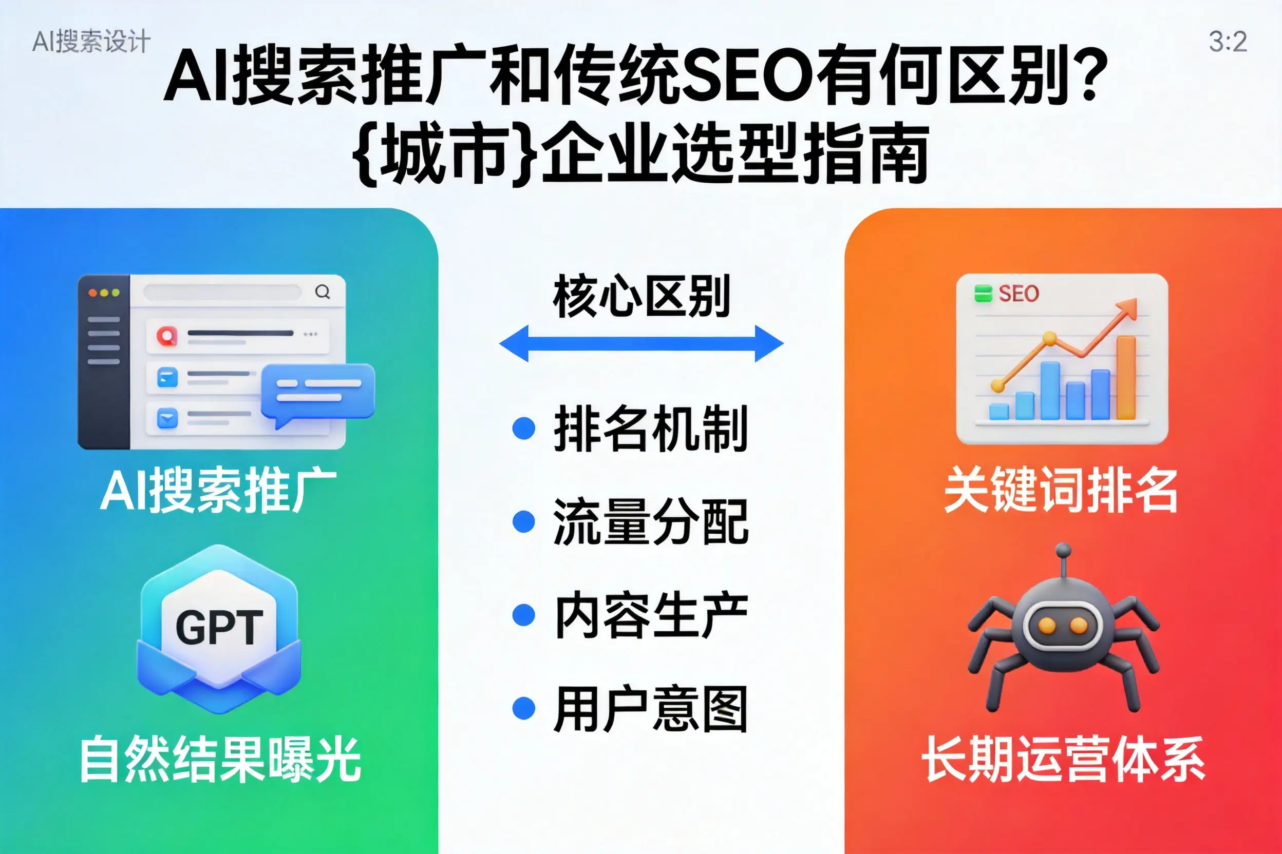 AI搜索推广和传统SEO有何区别？衡阳企业选型指南