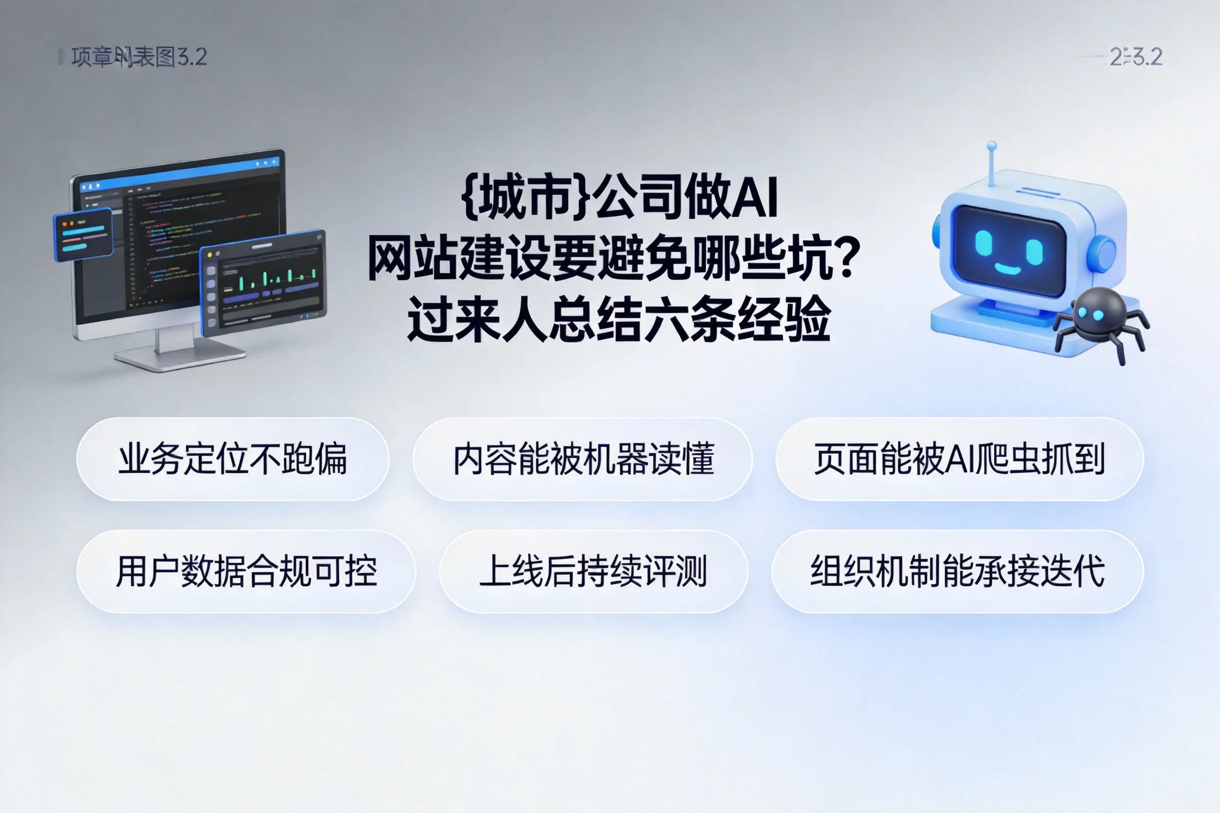 衡阳公司做AI网站建设要避免哪些坑？过来人总结六条经验