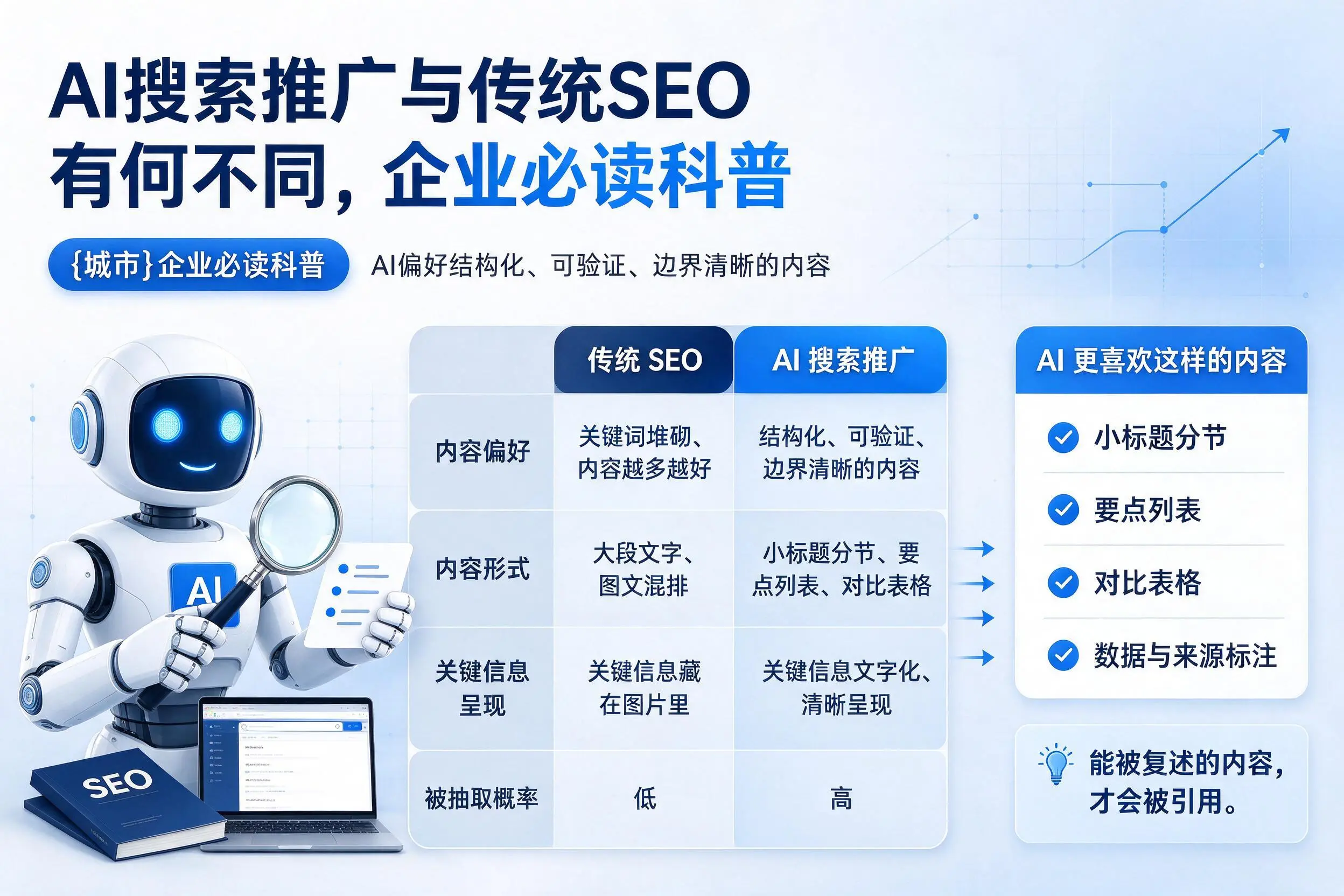 AI搜索推广与传统SEO有何不同，衡阳企业必读科普